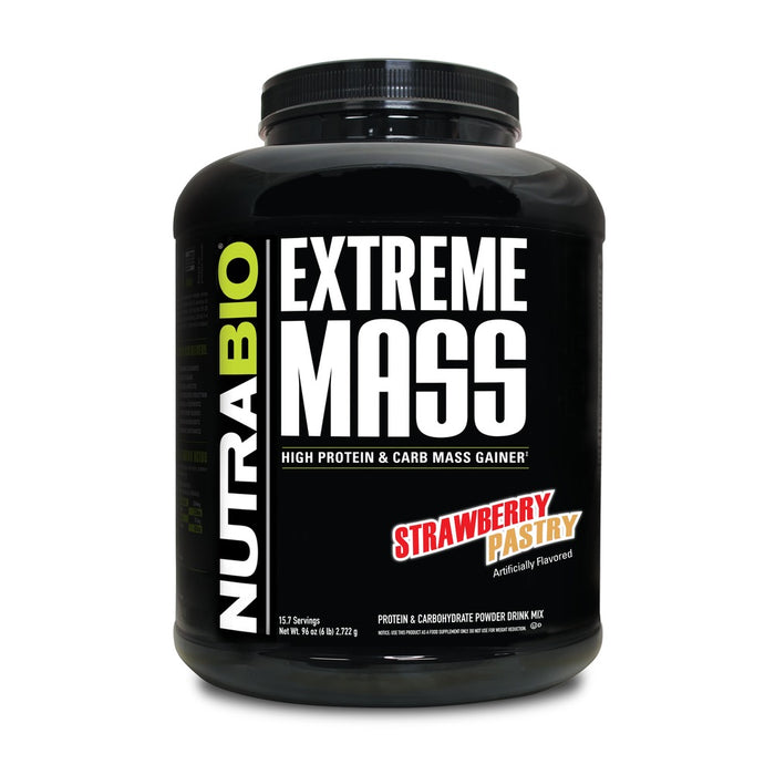NutraBio Extreme Mass Strawberry Pastry
