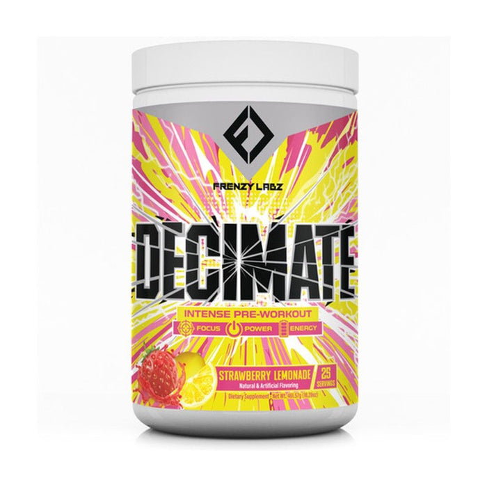 Frenzy Labz - Decimate Preworkout - Strawberry Lemonade