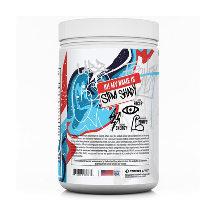 Frenzy Labz - Stim Shady Preworkout - Snow Cone