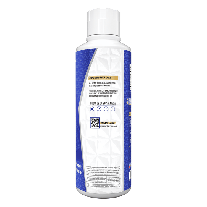Alpha Supps Glycerol+ - Supplement Facts
