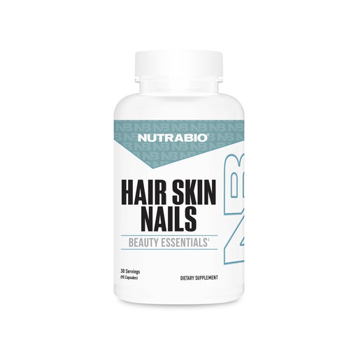 NutraBio Hair Skin Nails - 90 Capsules