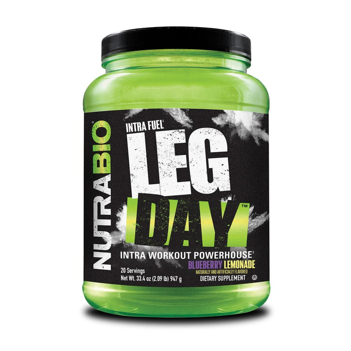 NutraBio Leg Day Blueberry Lemonade