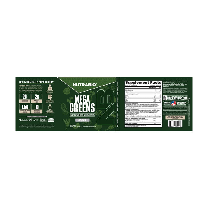 NutraBio Mega Greens