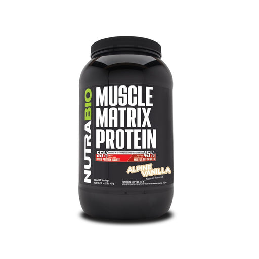 NutraBio Muscle Matrix - 2 LB / Alpine Vanilla