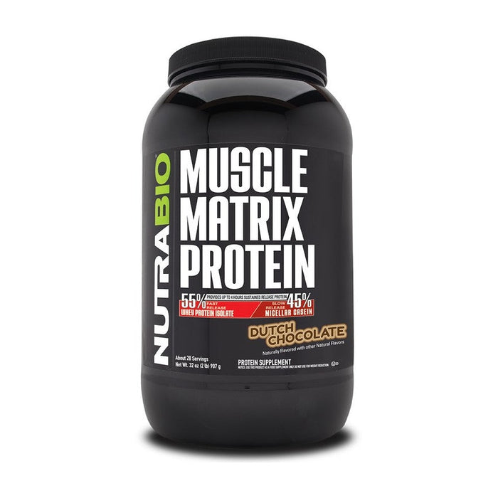 NutraBio Muscle Matrix - 2 LB / Dutch Chocolate