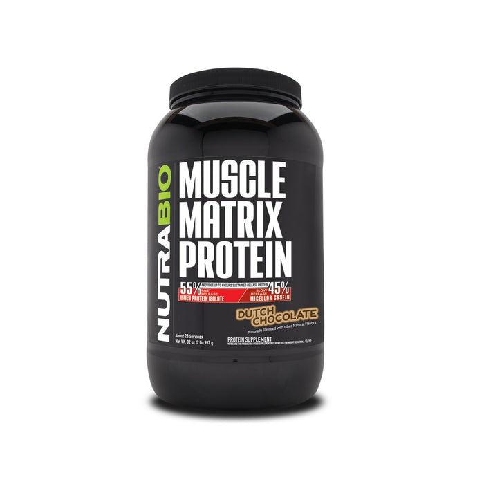 NutraBio Muscle Matrix - 2 LB / Dutch Chocolate