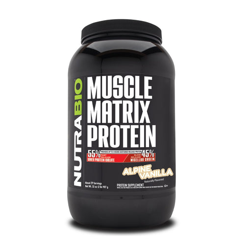 NutraBio Muscle Matrix Alpine Vanilla