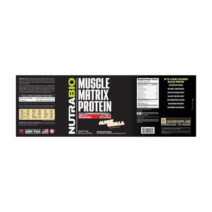 NutraBio Muscle Matrix