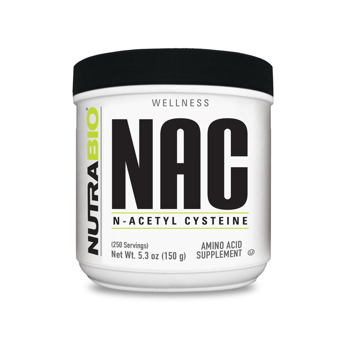 NutraBio NAC (N-Acetyl-Cysteine) Powder - 150 Grams