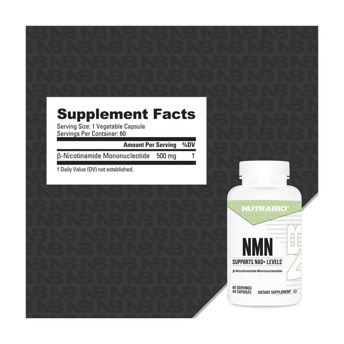 NutraBio NMN (Nicotinamide Mononucleotide)