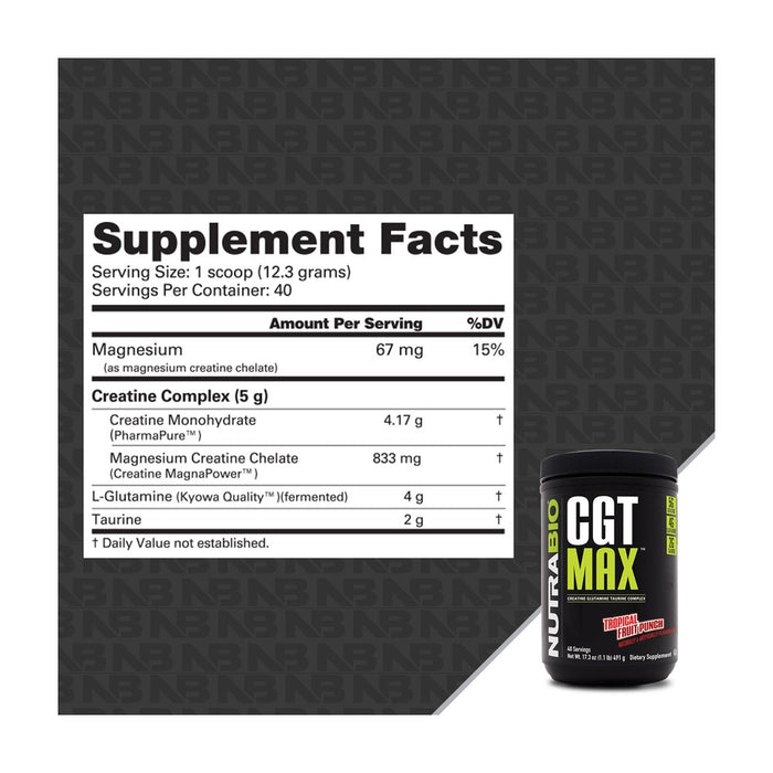 Nutrabio CGT-MAX Powder