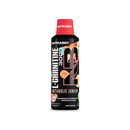 Nutrabio LeanShots Liquid L-Carnitine Shot (3000mg) - Sour Candy