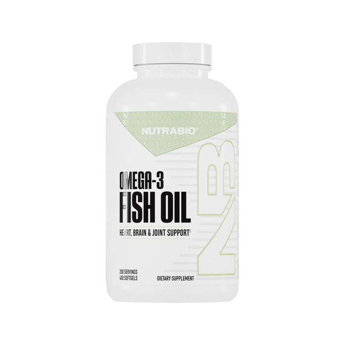NutraBio Omega 3 Fish Oil 200 Servings