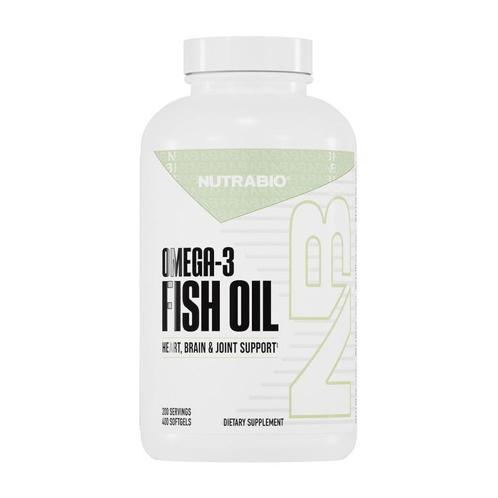 NutraBio Omega 3 Fish Oil 200 Servings