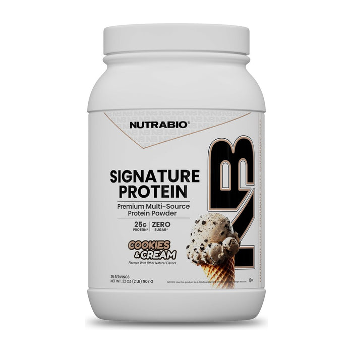 NutraBio Signature Protein 2LB Cookies & Cream