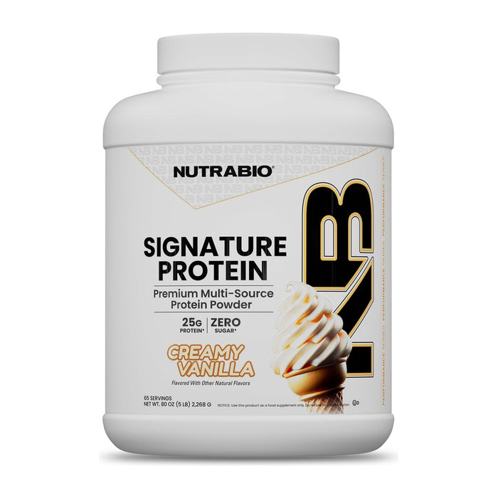 NutraBio Signature Protein 5LB Creamy Vanilla