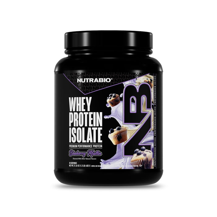 NutraBio Whey Protein Isolate 20 Servings