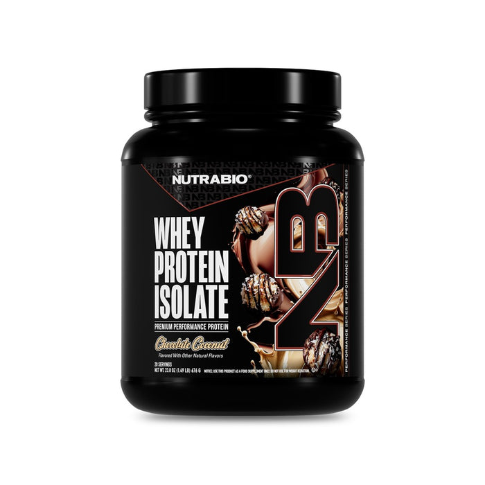 NutraBio Whey Protein Isolate 20 Servings