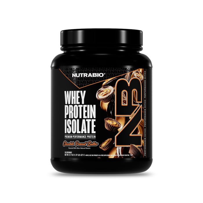 NutraBio Whey Protein Isolate 20 Servings
