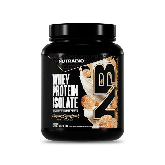 NutraBio Whey Protein Isolate 20 Servings