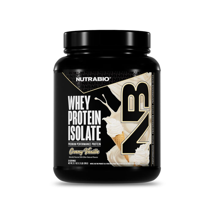 NutraBio Whey Protein Isolate 20 Servings