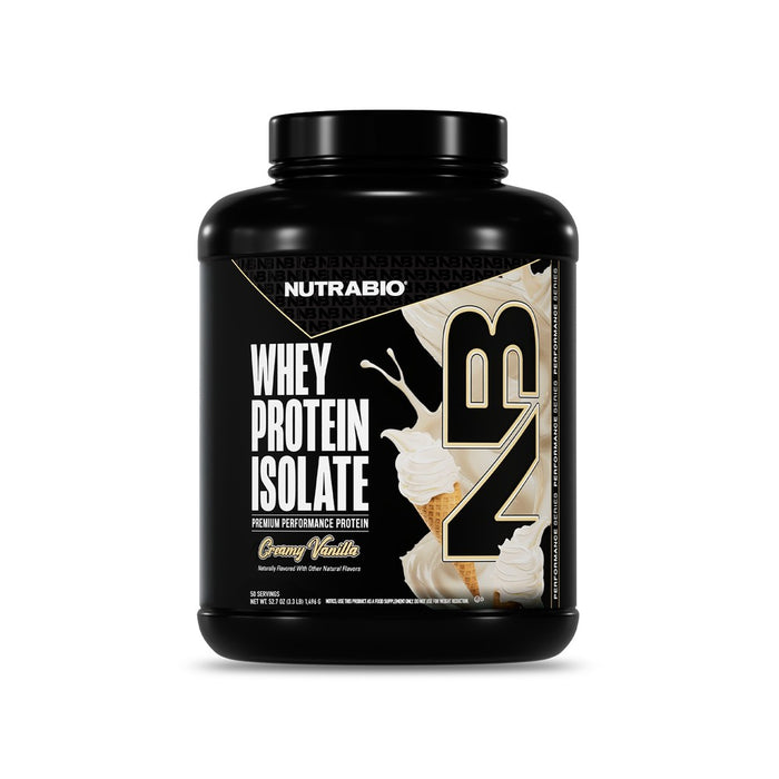 NutraBio Whey Protein Isolate 50 Servings