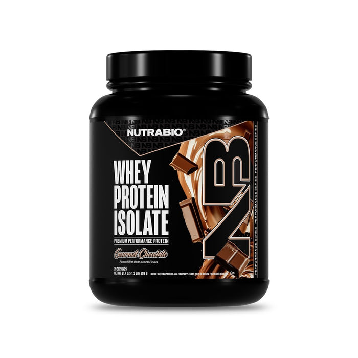 NutraBio Whey Protein Isolate 20 Servings