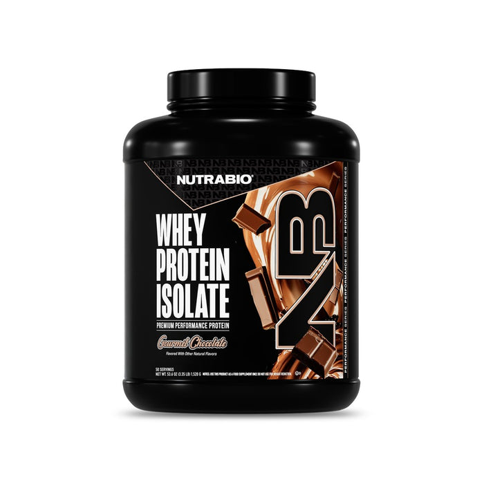 NutraBio Whey Protein Isolate 50 Servings