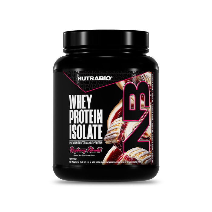 NutraBio Whey Protein Isolate 20 Servings