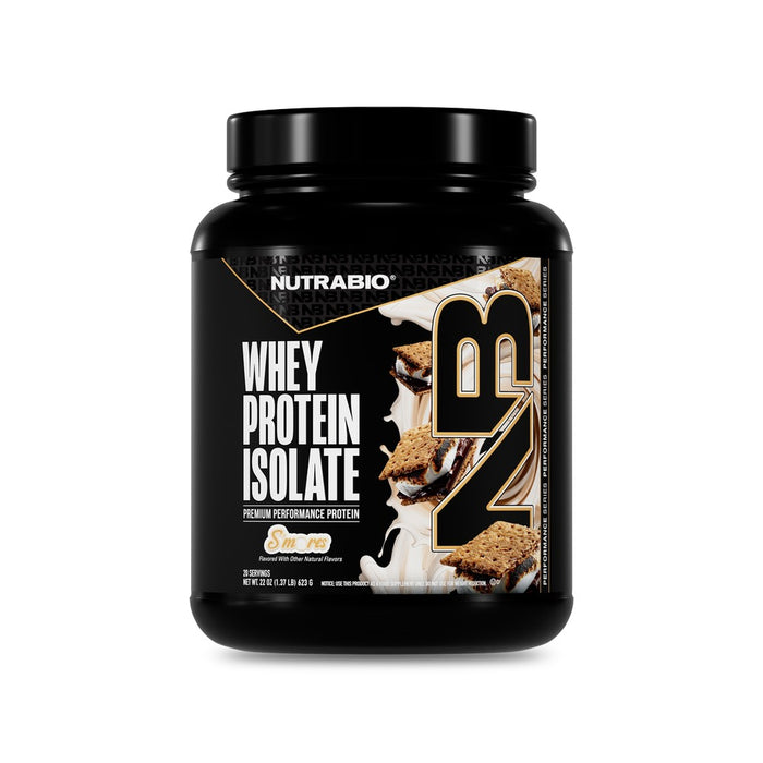 NutraBio Whey Protein Isolate 20 Servings