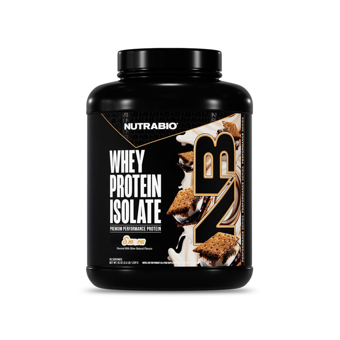 NutraBio Whey Protein Isolate 50 Servings