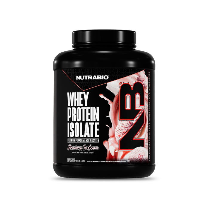 NutraBio Whey Protein Isolate 50 Servings