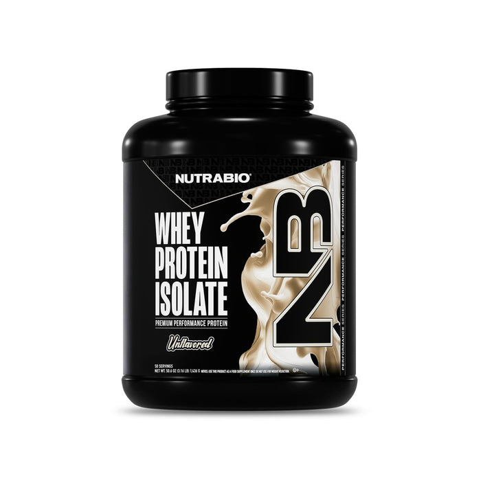 NutraBio Whey Protein Isolate 50 Servings