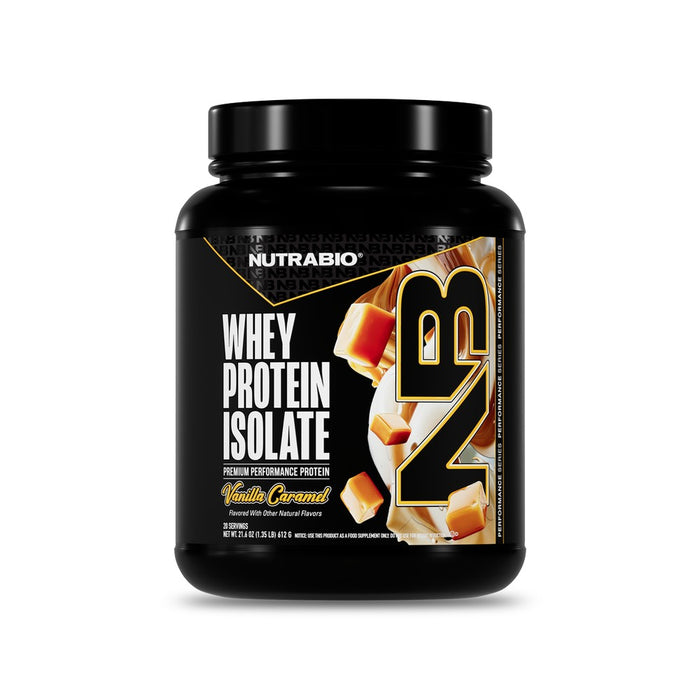 NutraBio Whey Protein Isolate 20 Servings