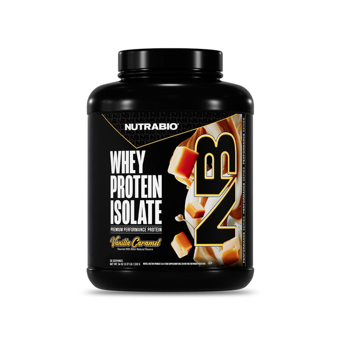 NutraBio Whey Protein Isolate 50 Servings