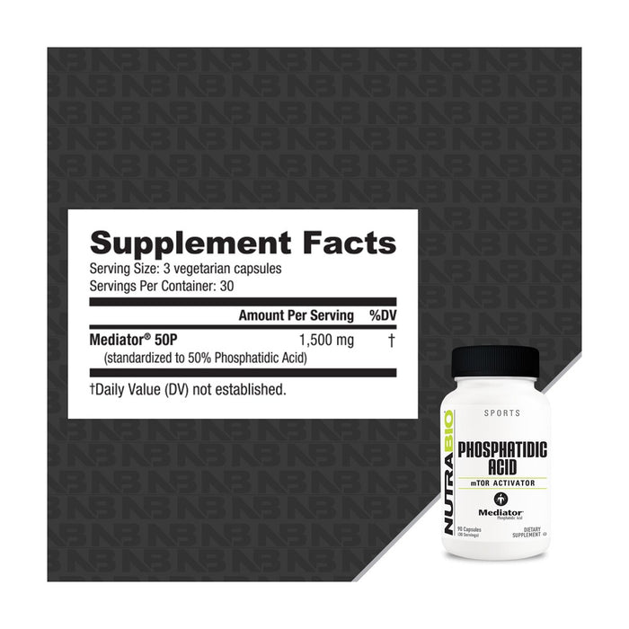 NutraBio Phosphatidic Acid (500mg)