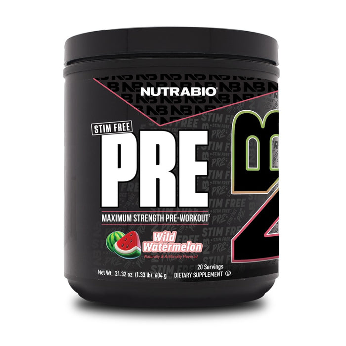NutraBio PRE Stim Free Wild Watermelon