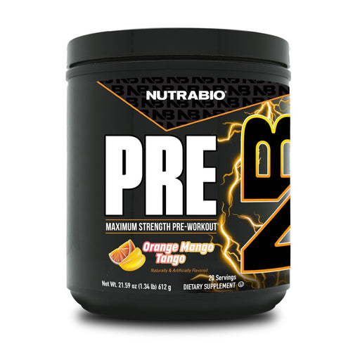 NutraBio PRE Workout Orange Mango Tango