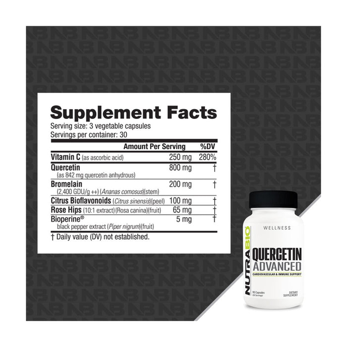 NutraBio Quercetin Advanced