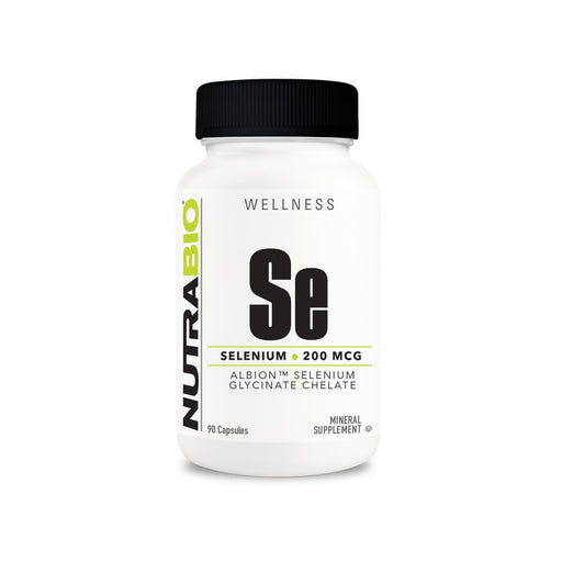 NutraBio Selenium Chelate (200mcg) - 90 Capsules