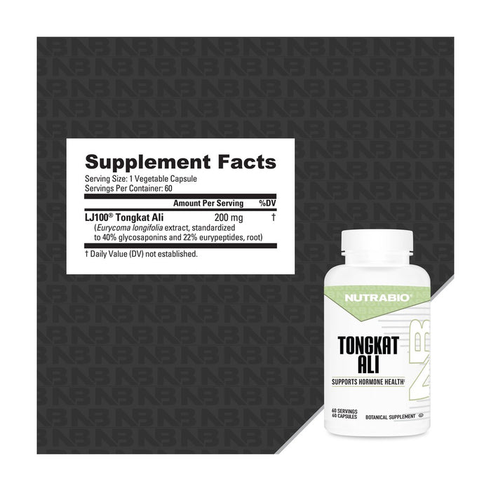 NutraBio Tongkat Ali LJ100 (200mg)