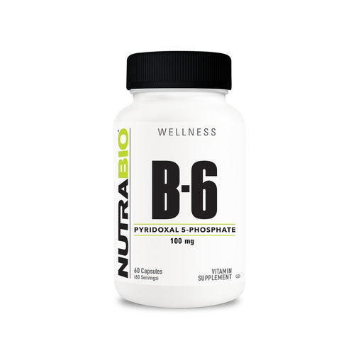 NutraBio Vitamin B-6 P5P (100mg) - 60 Capsules