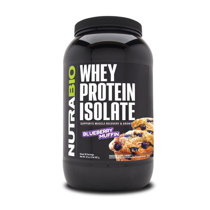NutraBio WPI Blueberry Muffin