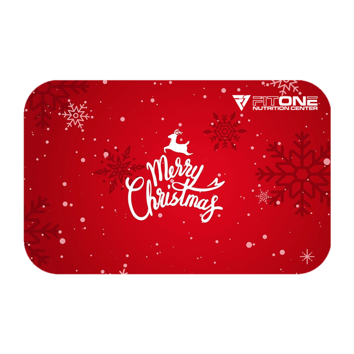 Merry Christmas Gift Card - FitOne Nutrition Center