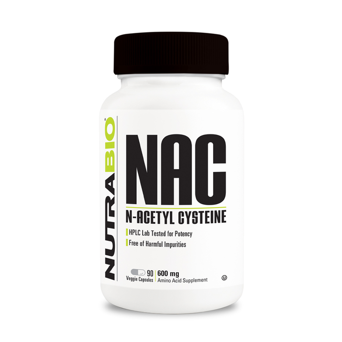 Nutrabio N-Acetyl-Cysteine (NAC) 600mg - FitOne Nutrition Center
