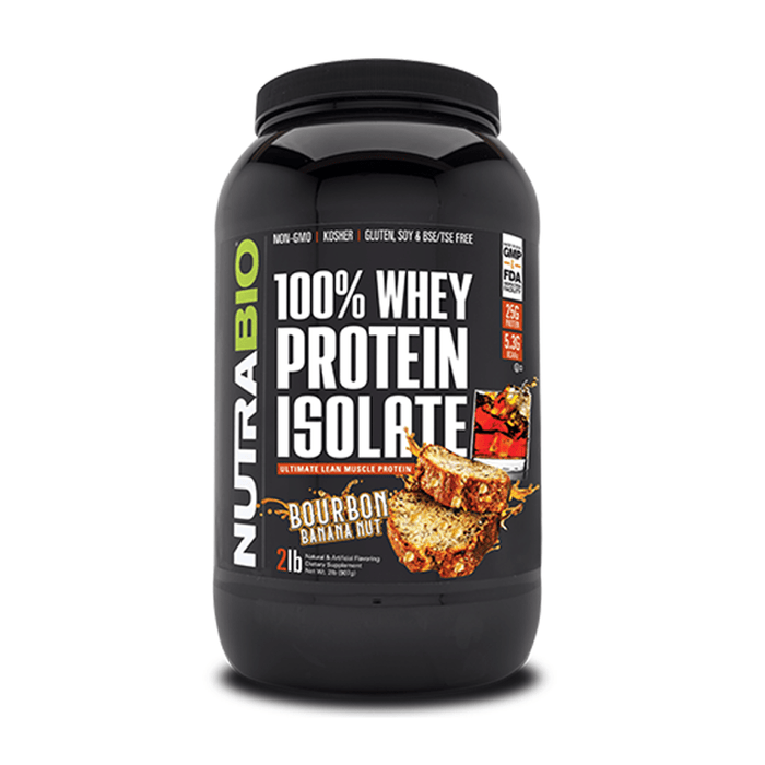 Nutrabio 100% Whey Protein Isolate 2LB - FitOne Nutrition Center