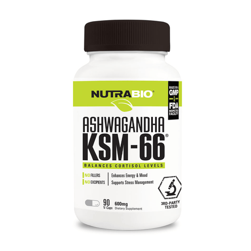 Nutrabio Ashwagandha KSM-66 - FitOne Nutrition Center