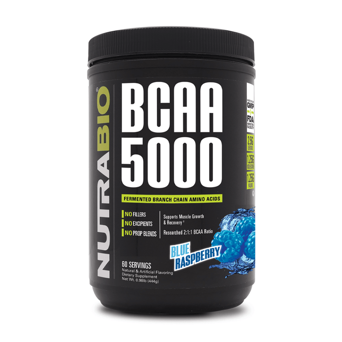 Nutrabio BCAA 5000 Powder - FitOne Nutrition Center