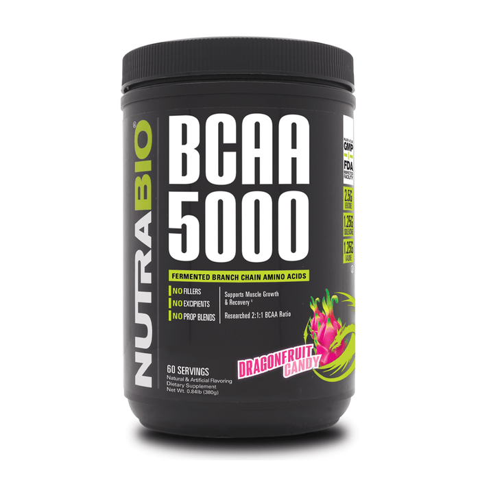 Nutrabio BCAA 5000 Powder - FitOne Nutrition Center