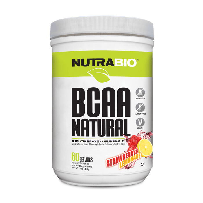 Nutrabio BCAA Natural Powder - FitOne Nutrition Center